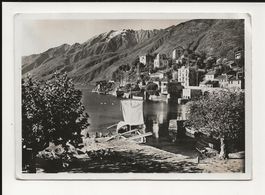 AK 1943 Ascona Lago Maggiore mit Segelboot
