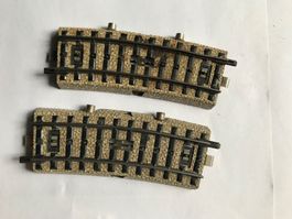 märklin 2 x 5147, schaltgleise gebogen