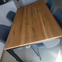 Massivholz Esstisch (Eiche)  140x80x75 cm