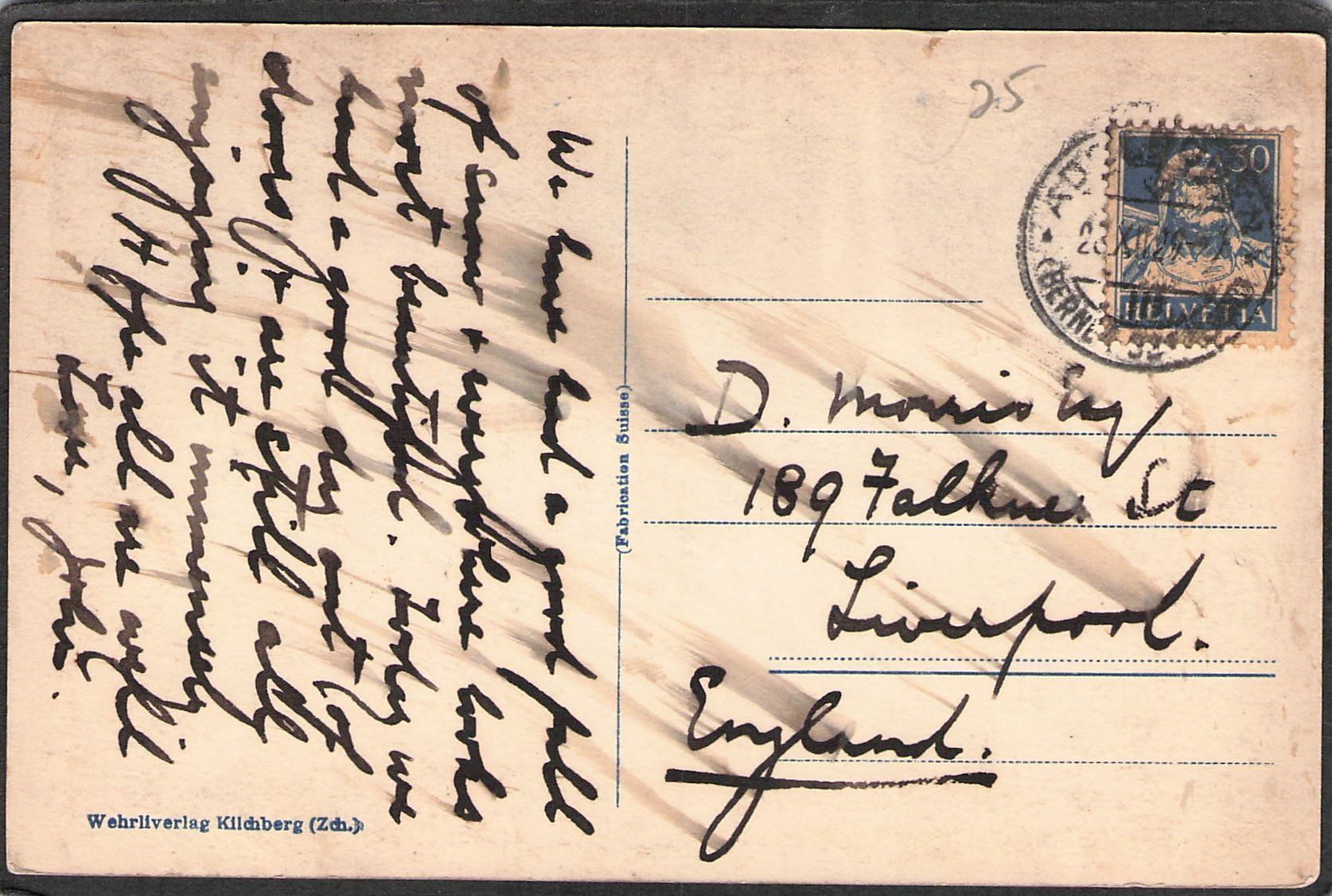 Cartes postales: ^Adelboden Hotel Regina , 1929 – D'occasion à Reichenburg par Pipo-67 1