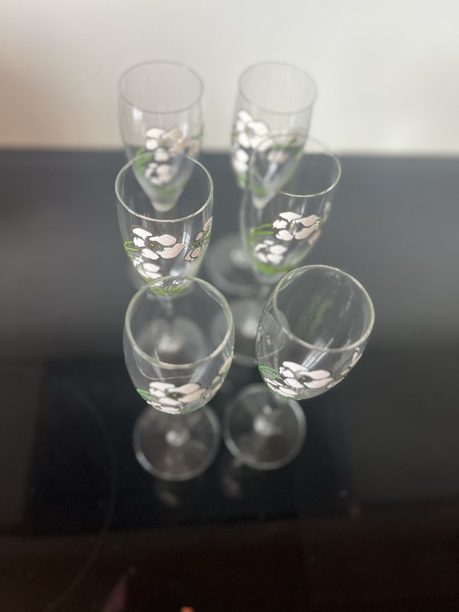 Gläser: 6 Champagnergläser Perrier Jouet. – Neu (gemäss Beschreibung) aus Saanen von SoniaMichaela 3