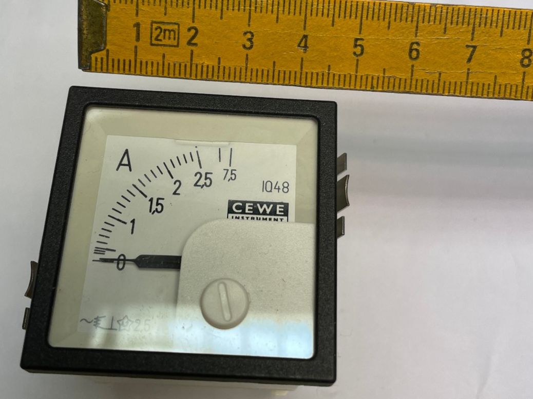 Misurare: A-Meter 0..2,5A mit Überlast ac; 2 Stück – Nuovo (secondo la descrizione) da Hinwil venduto da ilon13