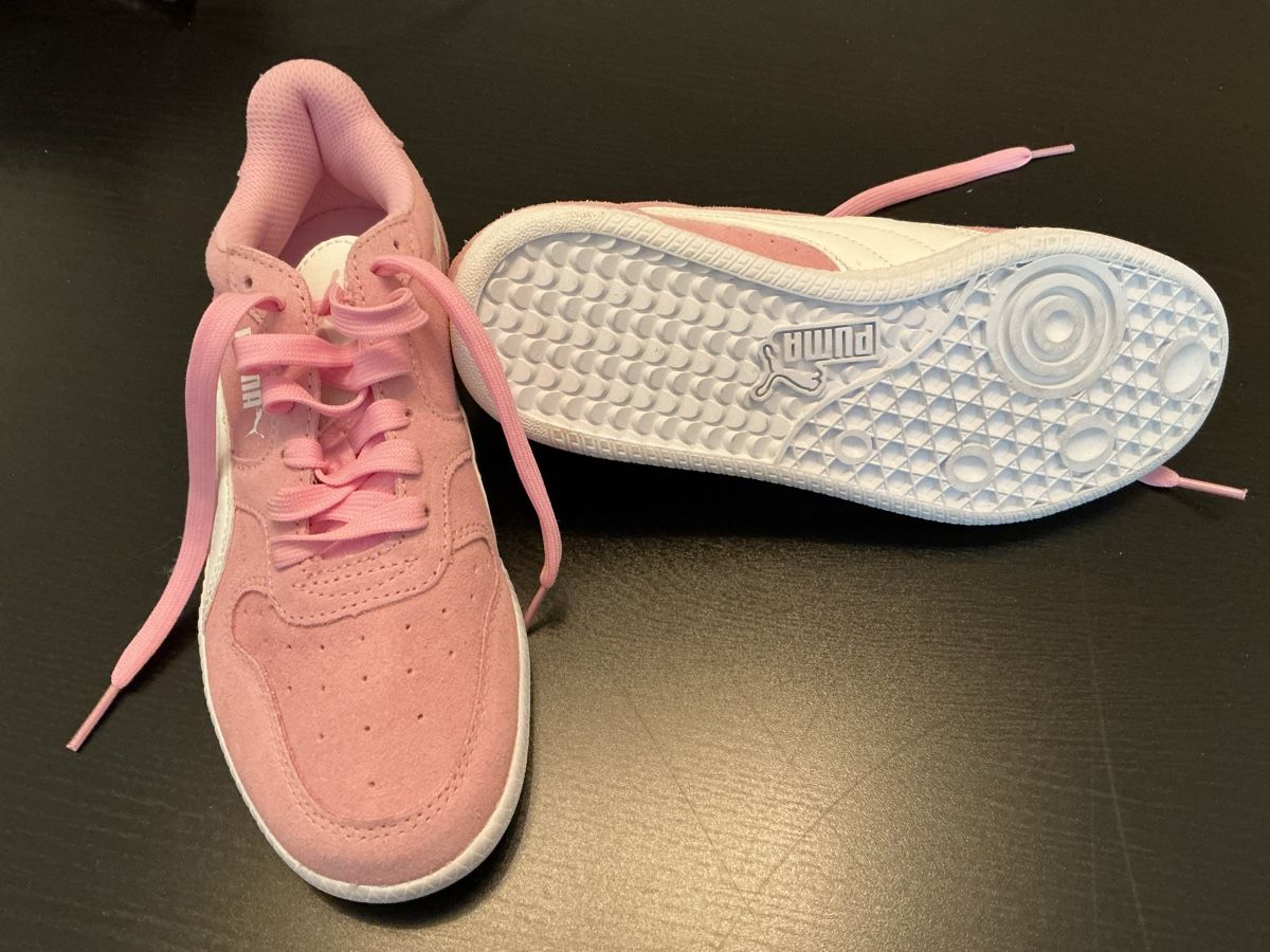 Puma Damenschuhe: Basket Puma rose/blanc – Gebraucht aus satigny von cara68 1