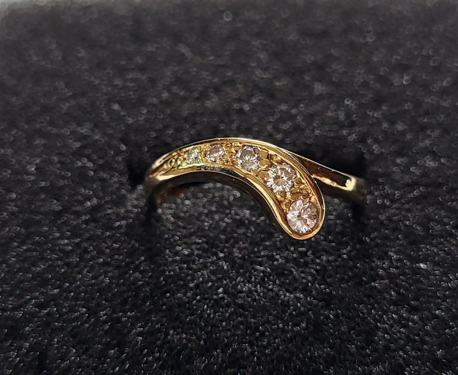 Anelli: Gold 750 Ring Mit Brillanten – Usato da Wald ZH venduto da Dasilver 7