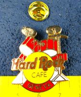 HARD ROCK CAFE GENEVA SCHLAGZEUG ROT ENAMEL PIN HOLDIG