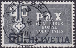 1945, PAX, Nr.268 mit Vollstempel AMRISWIL (TG), Luxusstück