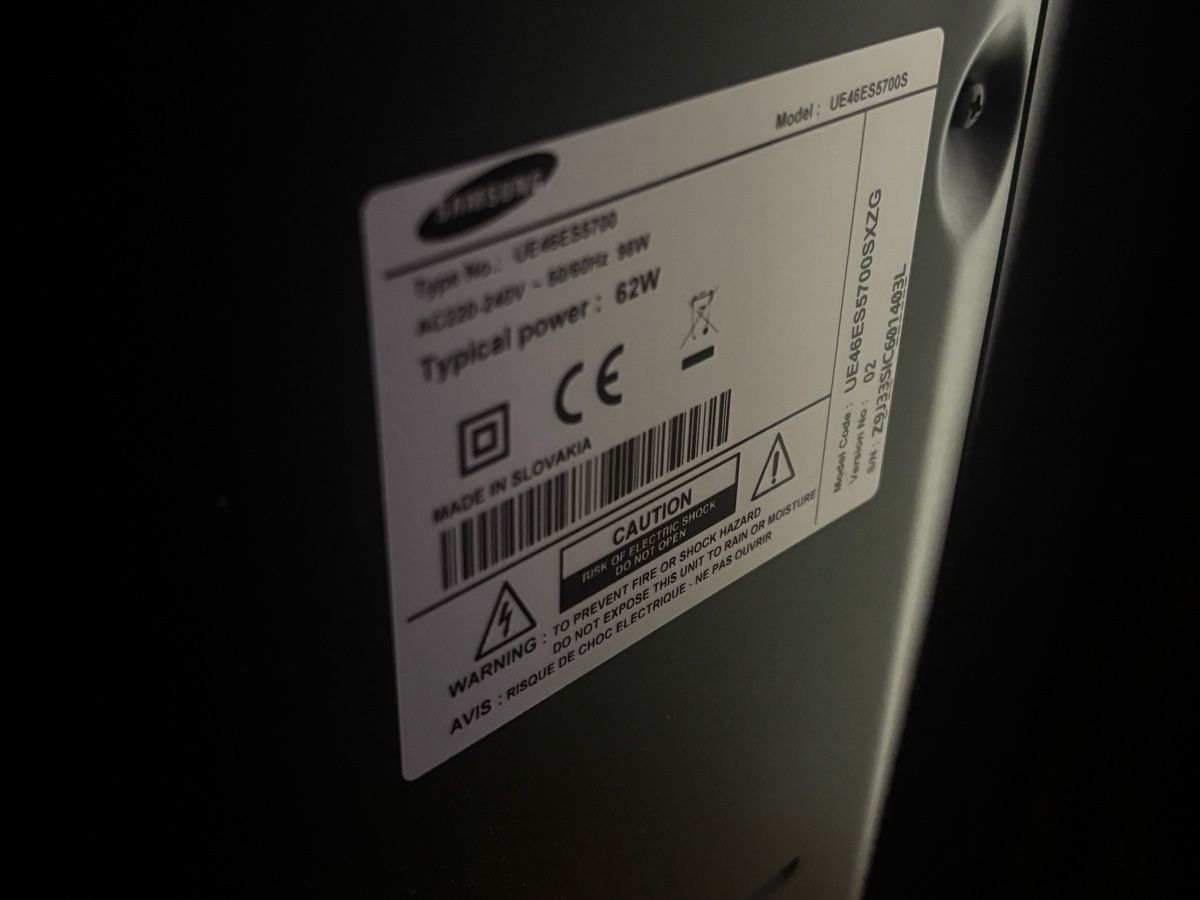 Samsung Fernseher: SAMSUNG TV  – Gebraucht aus Zürich von zh_2023 2