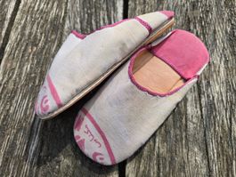 Babouches: Stoff (35)-Sale