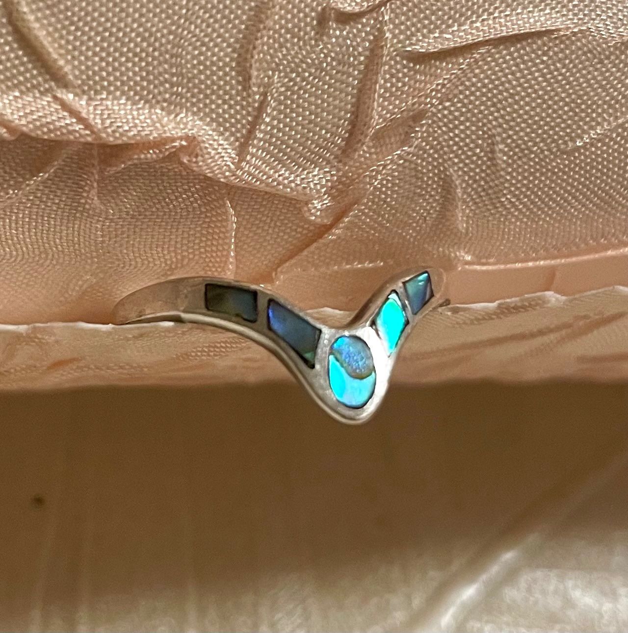 Anelli: 💎925 Silberring mit Abalone Stein – Nuovo (secondo la descrizione) da Urdorf venduto da Anassor