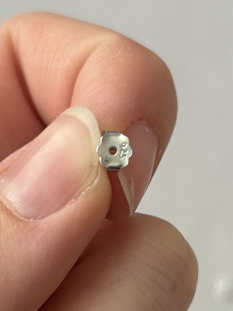 Orecchini pendenti & Orecchini a lobo: Schöne Silber Ohrringe mit blauem Herz – Usato da Bern venduto da Ilikebluegems 2