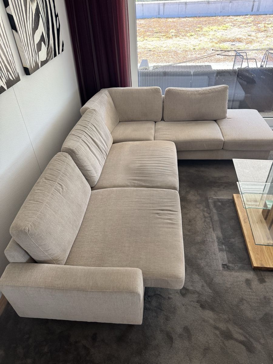 Sofas: Ecksofa Stoff beige mit Schlaffunktion – Gebraucht aus Zürich von fabi3220 3