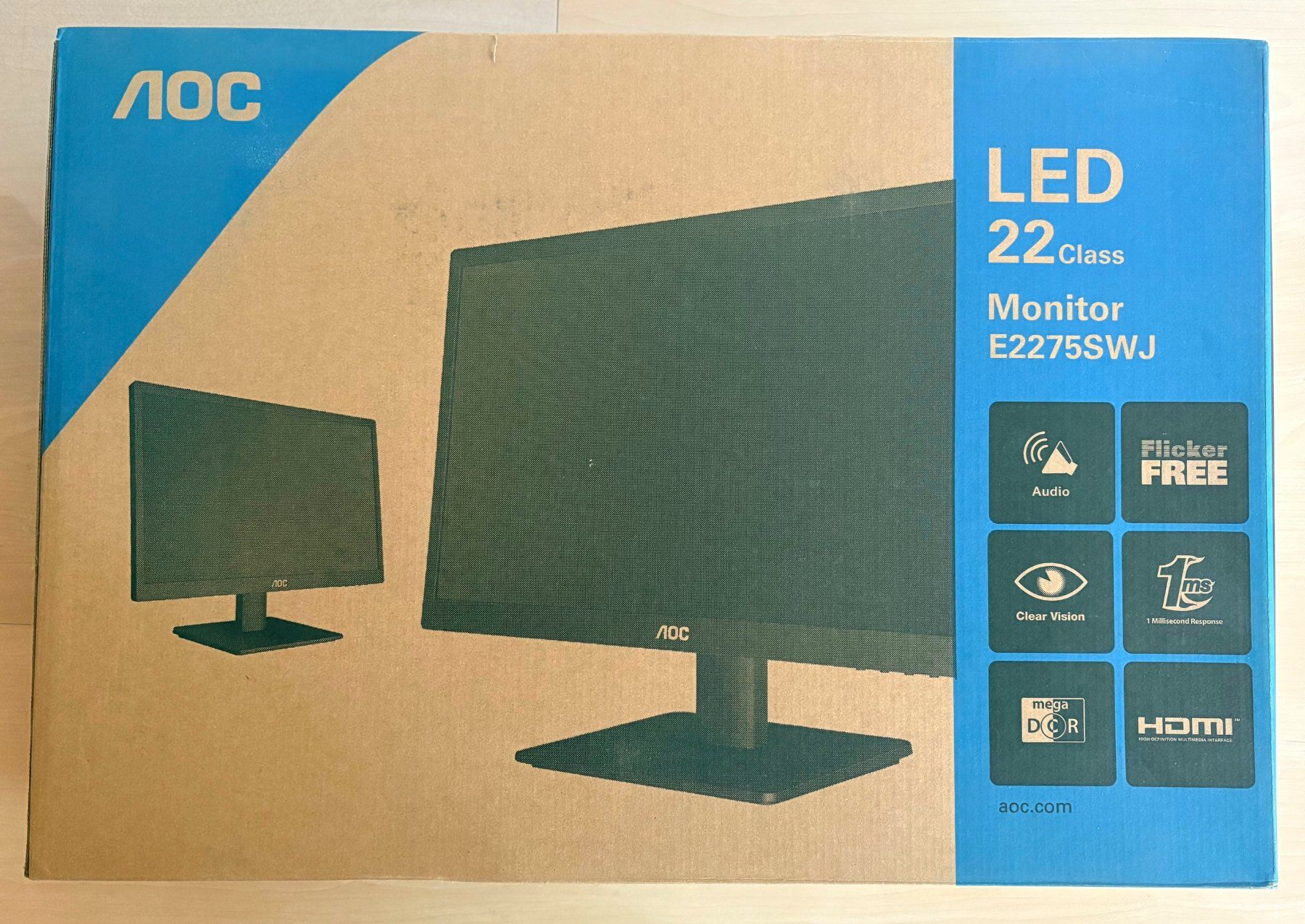 AOC Monitore: Monitor 22‘‘	AOC E2275SWJ – Gebraucht aus Landquart von Twen 1