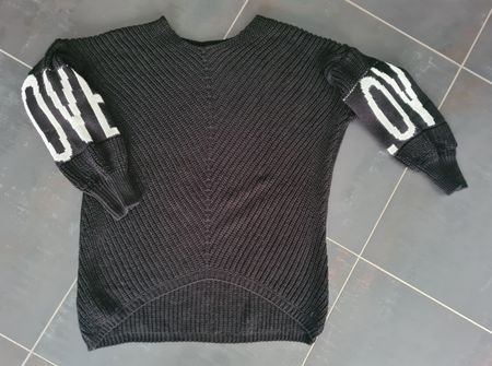 Pull femme "LOVE" (S/M) Made in Italie
