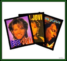 3 Aufnäher *Bon Jovi* - Nr. J-1000 Set