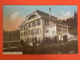 Alte Postkarte Erholungsheim Adetswil ZH, belebt, ca. 1910