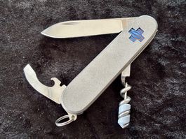 Victorinox Waiter, DC grey Titan Scales, Timascus-Inlay