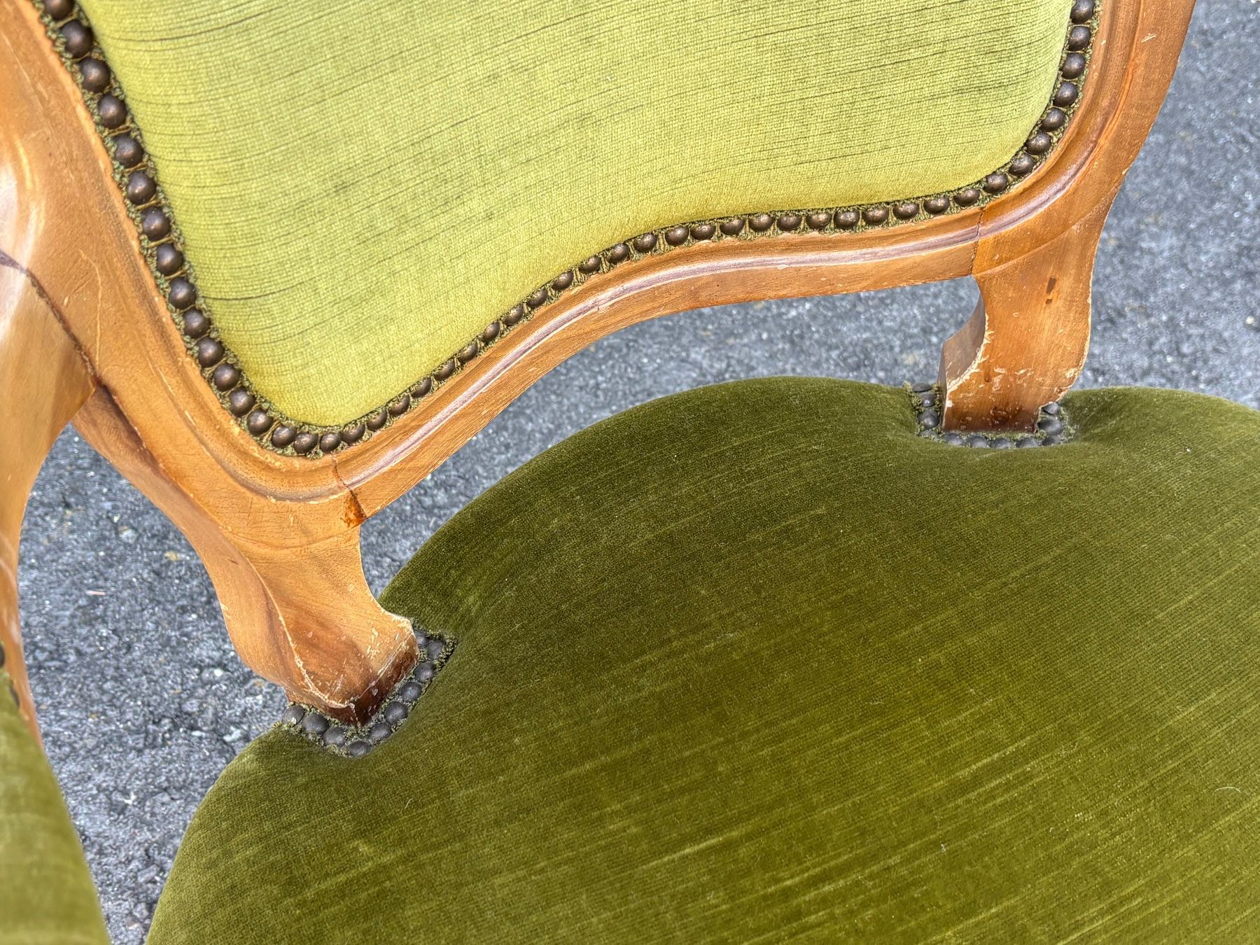Poltrone: antiker Biedermeier Sessel Armchair mit Polster – Usato da Lüchingen venduto da Eeizo 7