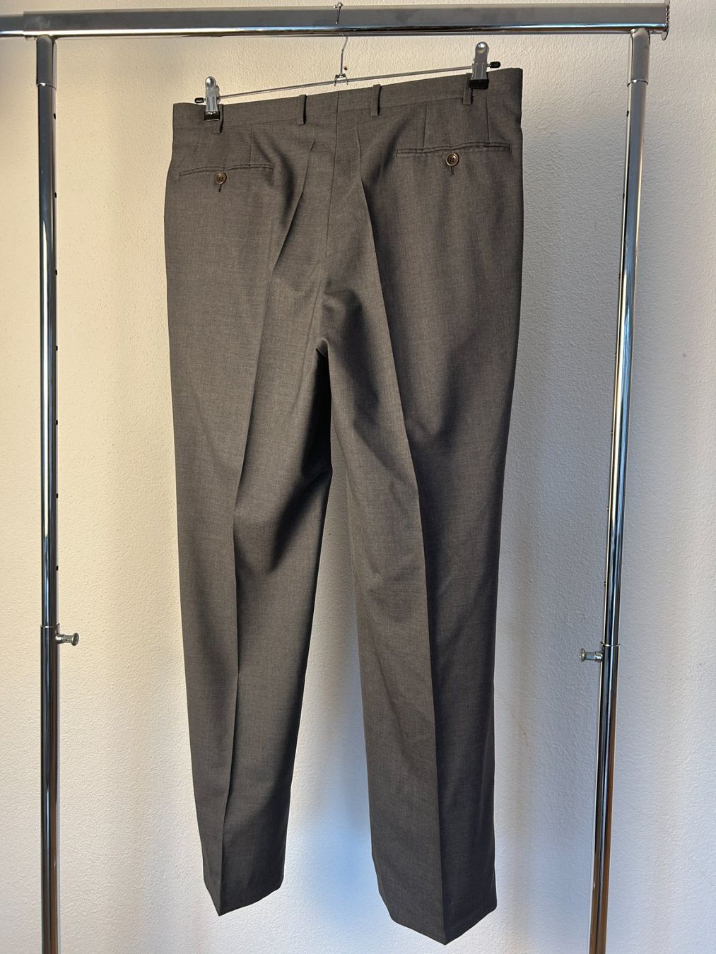 Pantaloni: Canali Grey Wool Suit Trouser – Usato da Bern venduto da kurtikobolt74 1