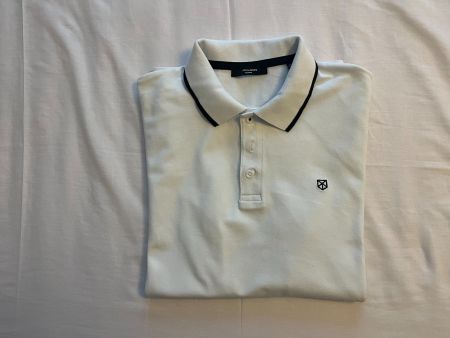 Herren Polo T-Shirt Farbe weiss Jack & Jones Grösse L
