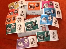 Vorlagebriefmarken für Journalisten MUESTRA