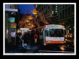 Genève Bel-Air Bus TPG Saurer Hess Nr. 653 Foto Ausdruck A4