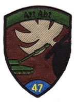 Badge Art Abt 47 blau