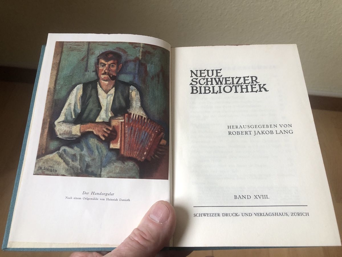 Libri: Neue Schweizer Bibliothek 1936 – Usato da Oberengstringen venduto da Affeier0 2