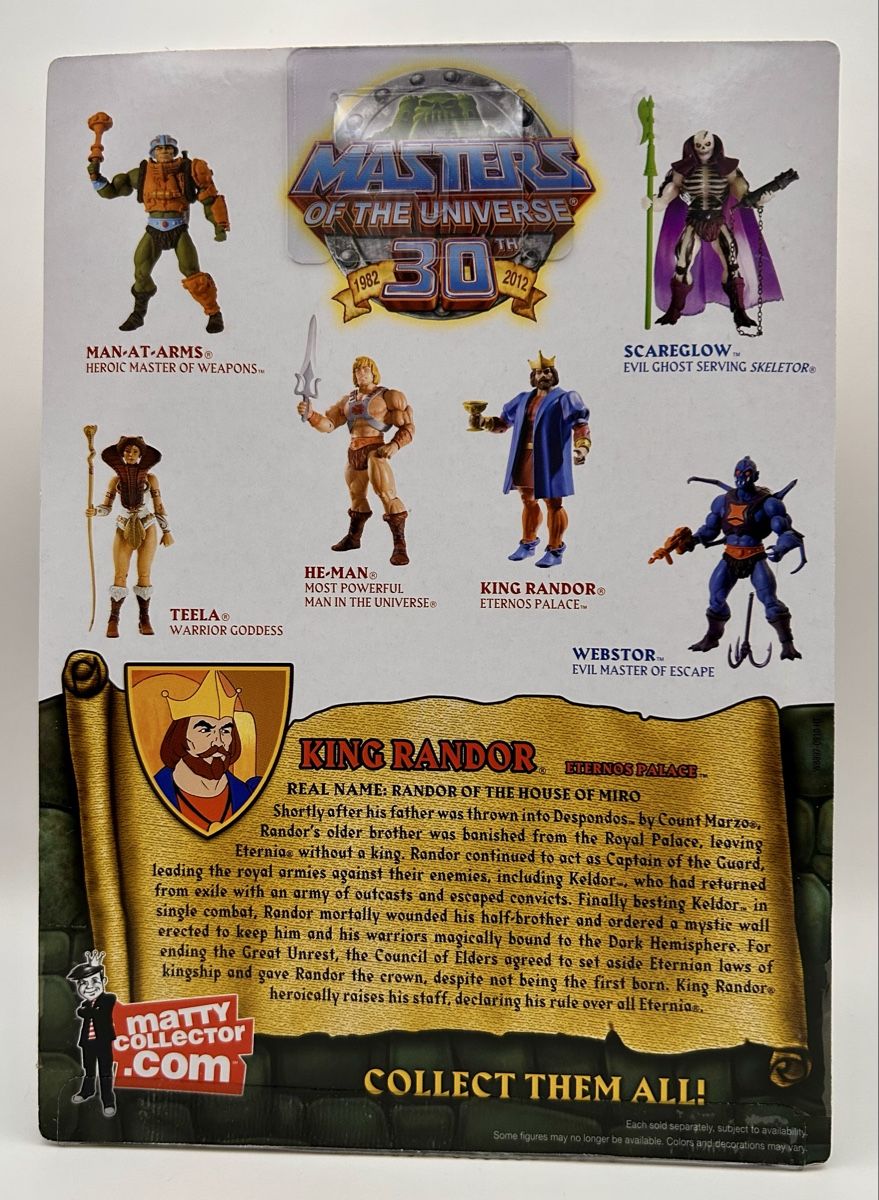 Masters of the Universe Statuette: MOTU Classics King Randor (2012) – Nuovo e nell'imballaggio originale da Oberhasli venduto da Schneeschueh 1