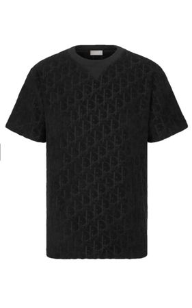 Dior oblique Frottee Tshirt Black „S“