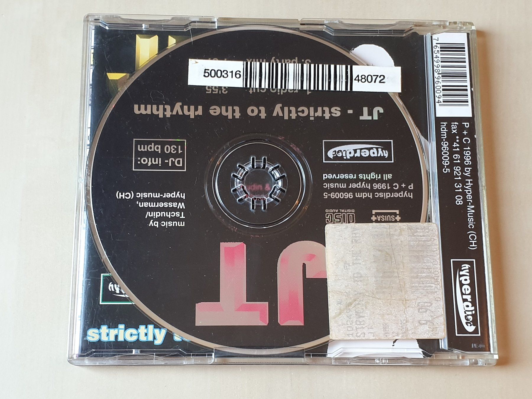 CDs: JT strictly to the Rhythm – Gebraucht aus Stansstad von collectorsshop 1
