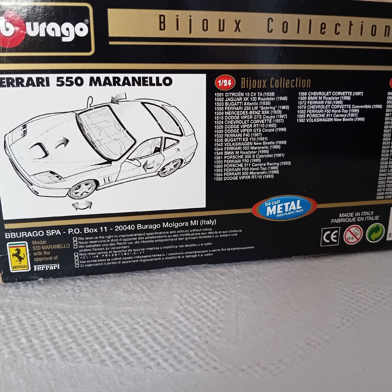 Ferrari Modellini d'auto: Ferrari 550 Maranello – Nuovo (secondo la descrizione) da Biel/Bienne venduto da Monhub 2