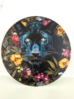 Deko Metall Schild Panther
