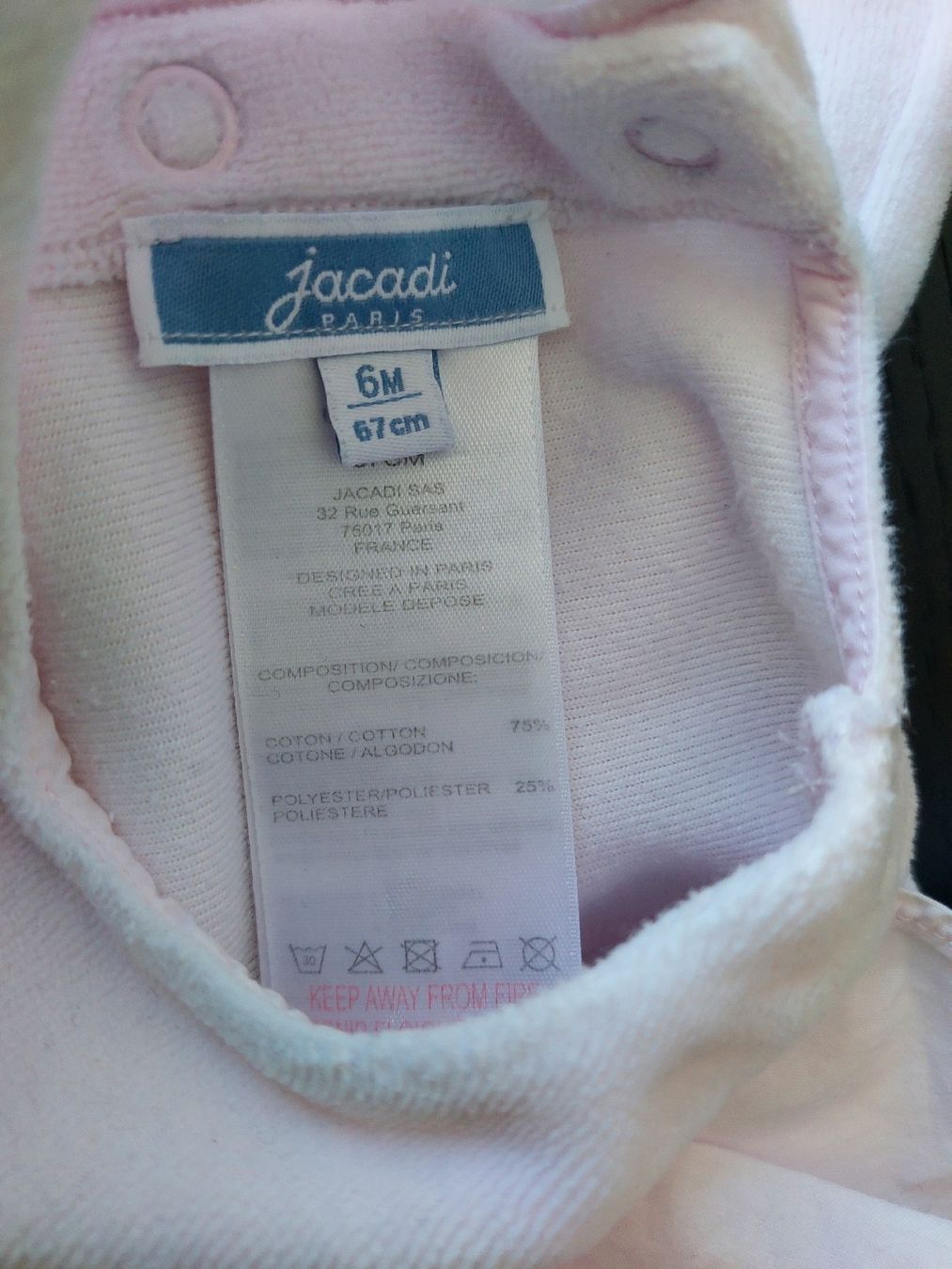 Jacadi Pigiama & Simili: Jacadi Paris Baby Overall Rosa Gr. 67 – Nuovo (secondo la descrizione) da Horgen venduto da prinza 4