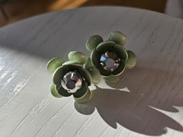 🌸Zara Ohrstecker in Blumenform🌸 – in Mint