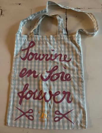 En Soie° Tote Bag kariert