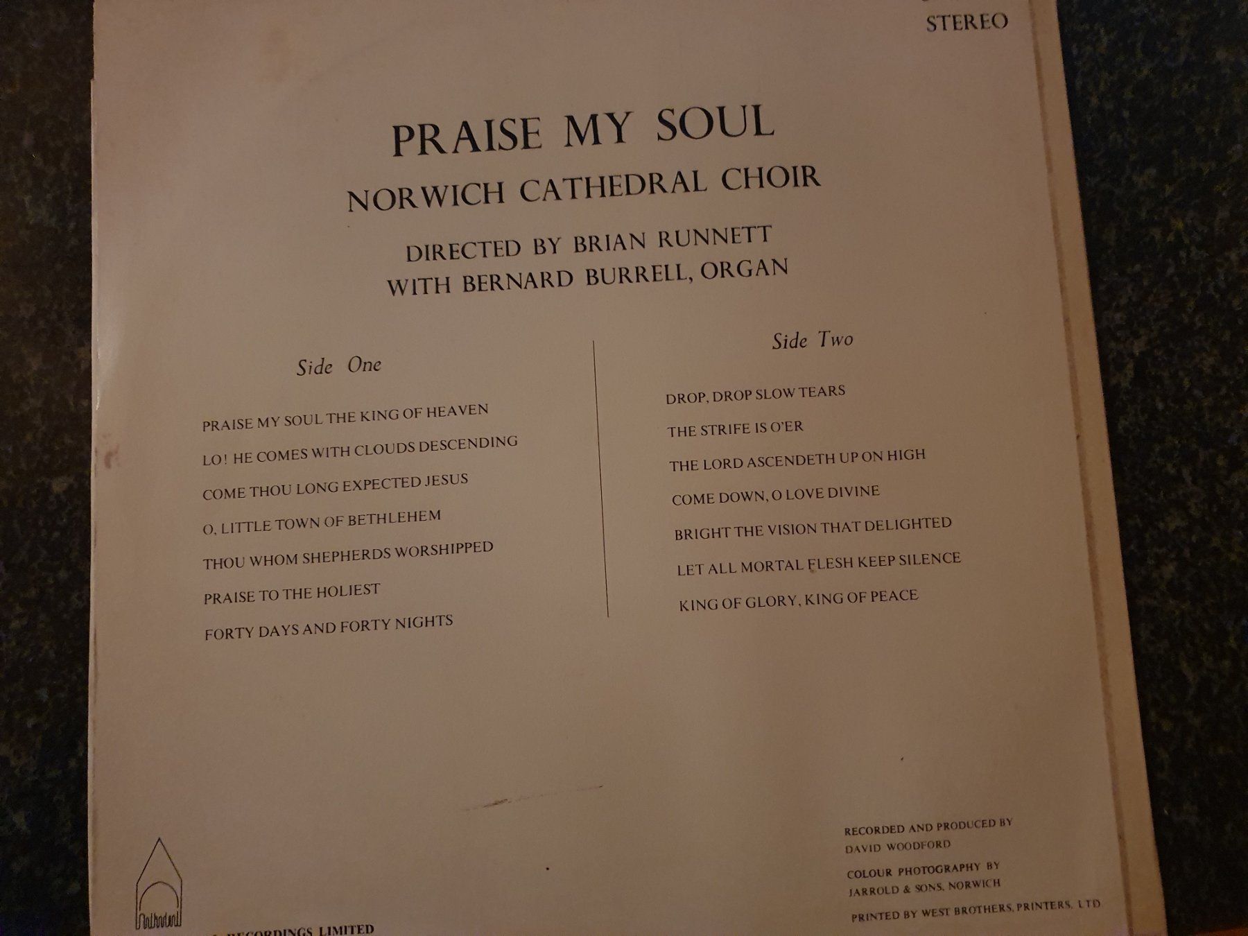 Schallplatten: Schallplatte - praise my soul – Gebraucht aus Grandval von JeroenK 1