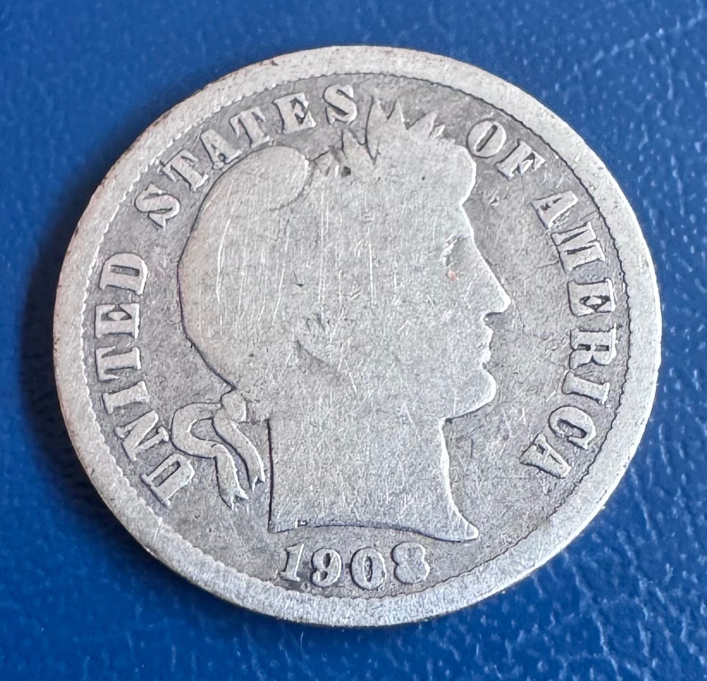 Toutes les monnaies: USA 1908 D Barber Dime – D'occasion à Ebikon par Dmasterx 1