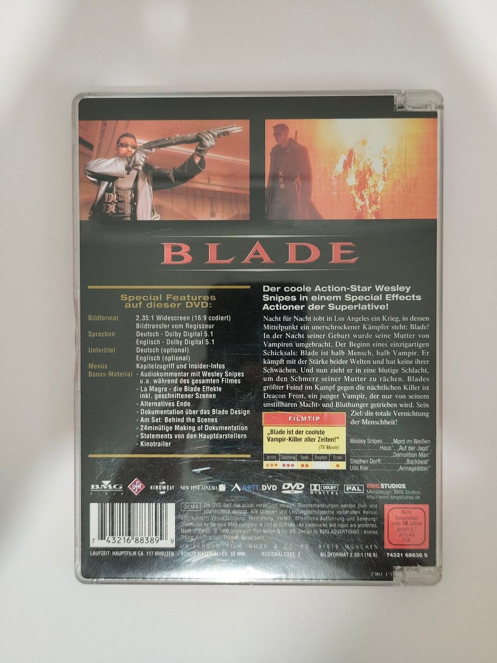 Tous les DVDs: Blade - DVD – D'occasion à Wil SG par anhe87 1