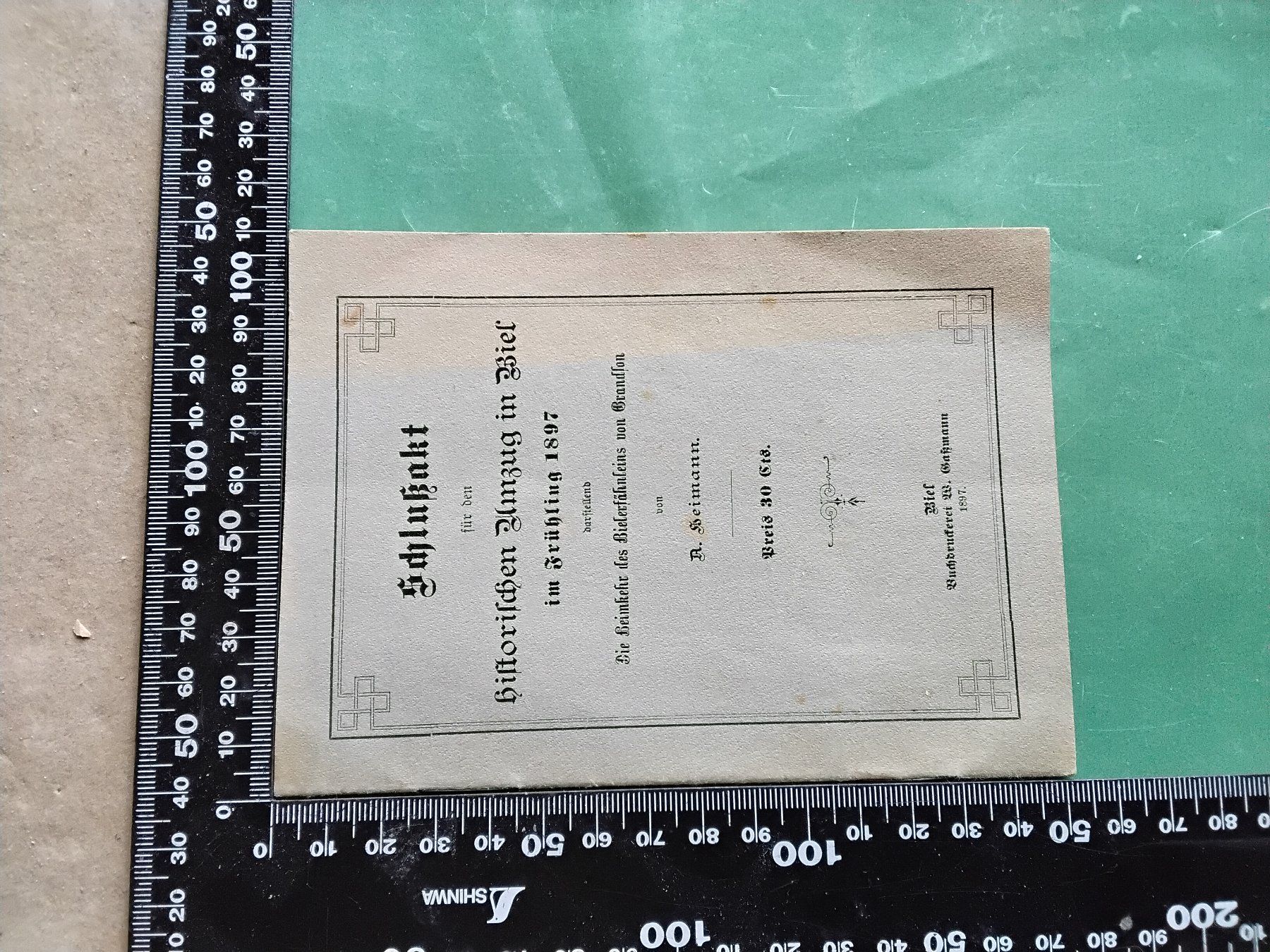 Documenti: Biel/ Bienne, hist. Umzug in 1897 – Usato da Biel/Bienne venduto da taki25 5