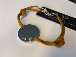 Armband Silber 925 / Leder Neu!