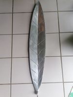 Très grande feuille décorative en alu