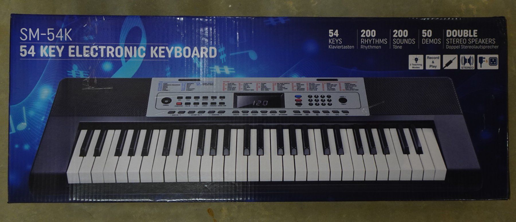 Strumenti musicali: 54 Key Electronic Keyboard SM-54K – Usato da Winterthur venduto da blumeblau77