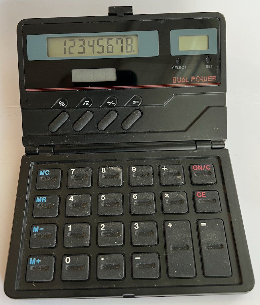 Taschenrechner: DIITS FOLDABLE DESKTOP CALCULATOR - LICHT BETRIEBEN – Gebraucht aus Wisen von Tukta08