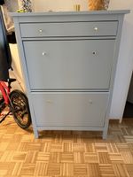 Schöne, Hellblaue Schuhschrank von Ikea
