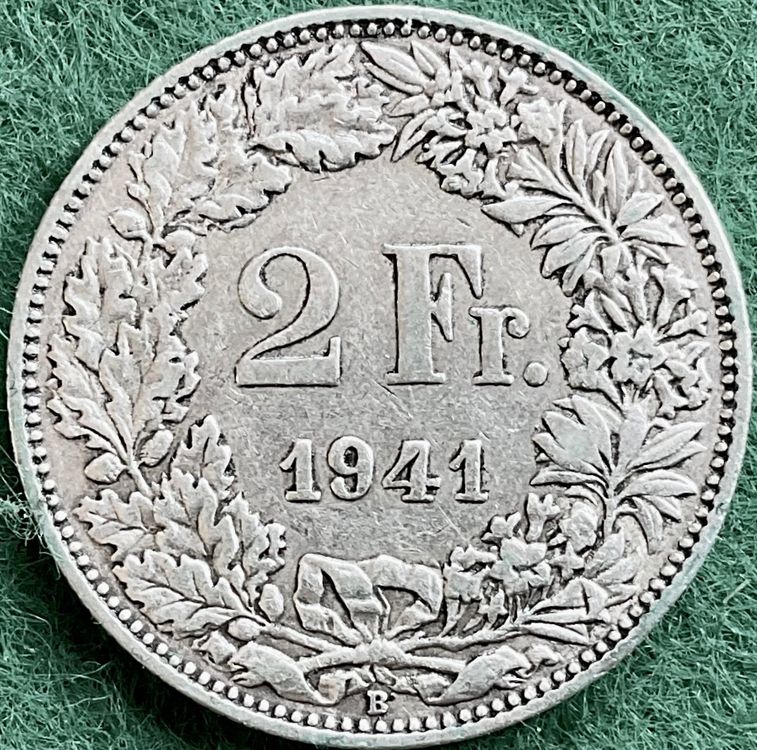 Bague Alliance En Argent Avec Pièce De Monnaie 2 Francs Suisse Gravée - AntiqueCoinRings - Neuf Avec étiquettes