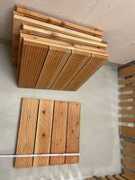 6 Stk. Holzbodenblatten 60x60, für Balkon/Garten NEU
