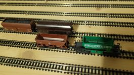 Spur n: Güterwagen Set "Schotter&Kies" 4 Stück