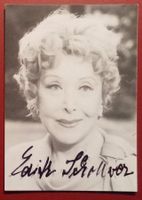 Edith Schollwer 1904-2002 Autogramm signiert Foto 10x15cm