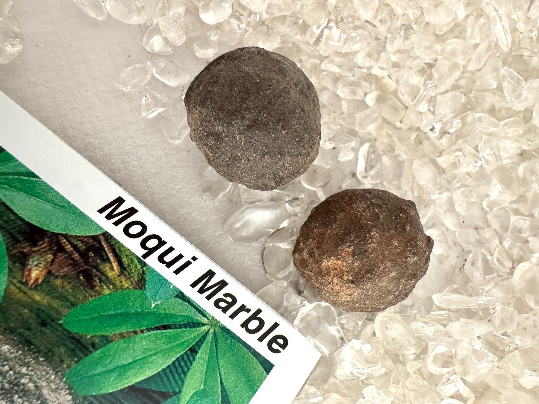 Mineralien & Heilsteine: Moqui-Marbles / Paar – Neu (gemäss Beschreibung) aus Biberist von tl-schmuck