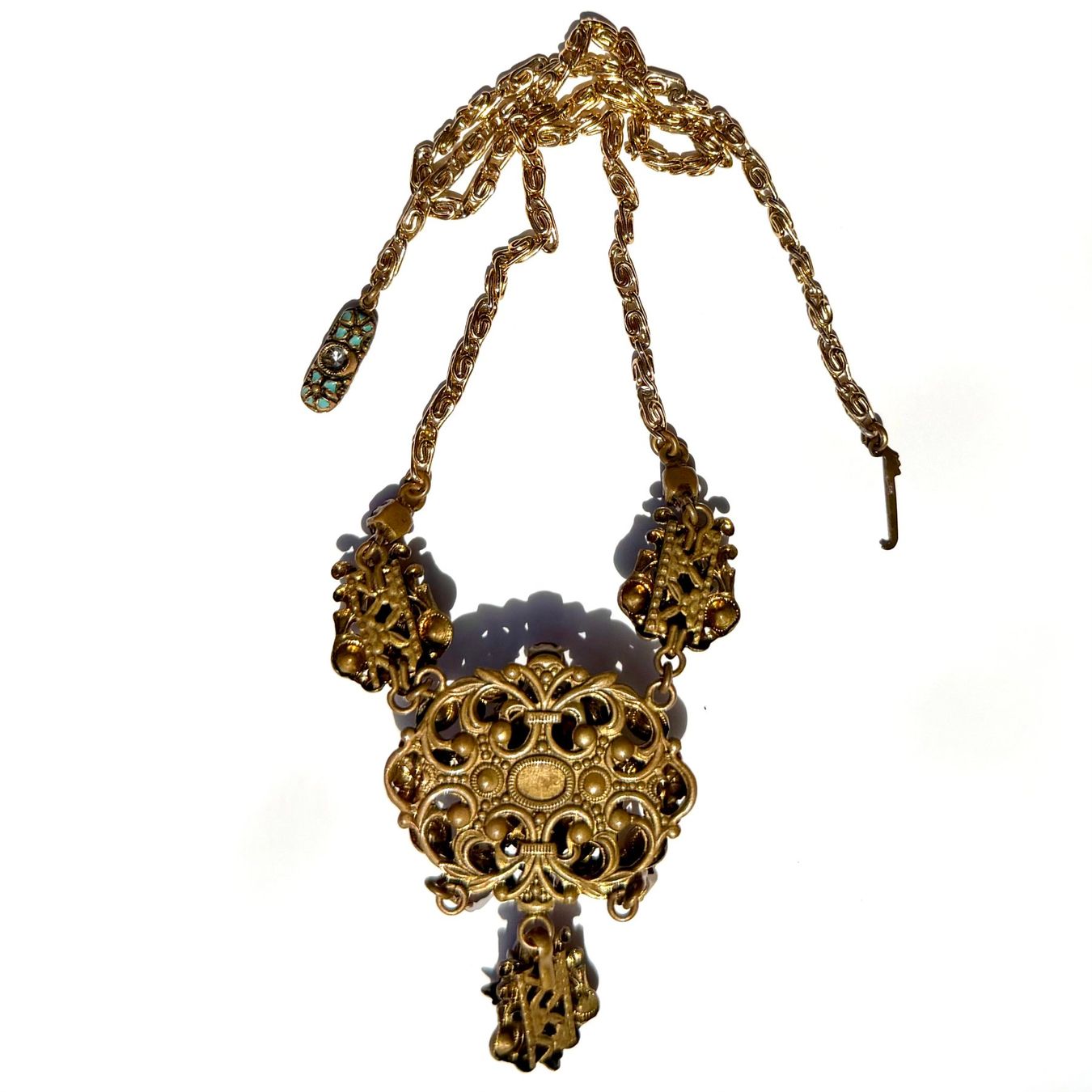 Catenine: Vintage Halskette mit opulentem Anhänger – Usato da Adliswil venduto da MeDuMe 2
